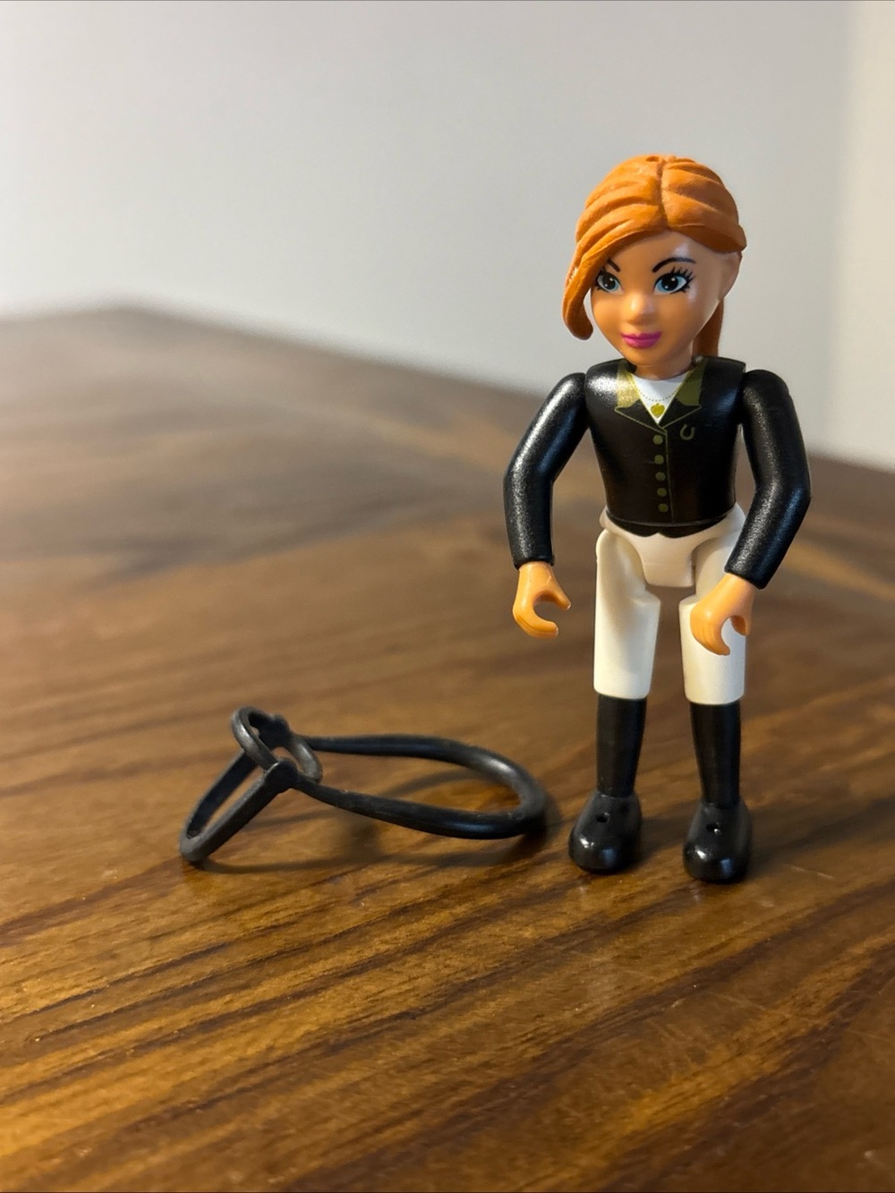 LEGO Belville Horse Rider Figure 7587 Horse Jumping 2008 + Black Bridle